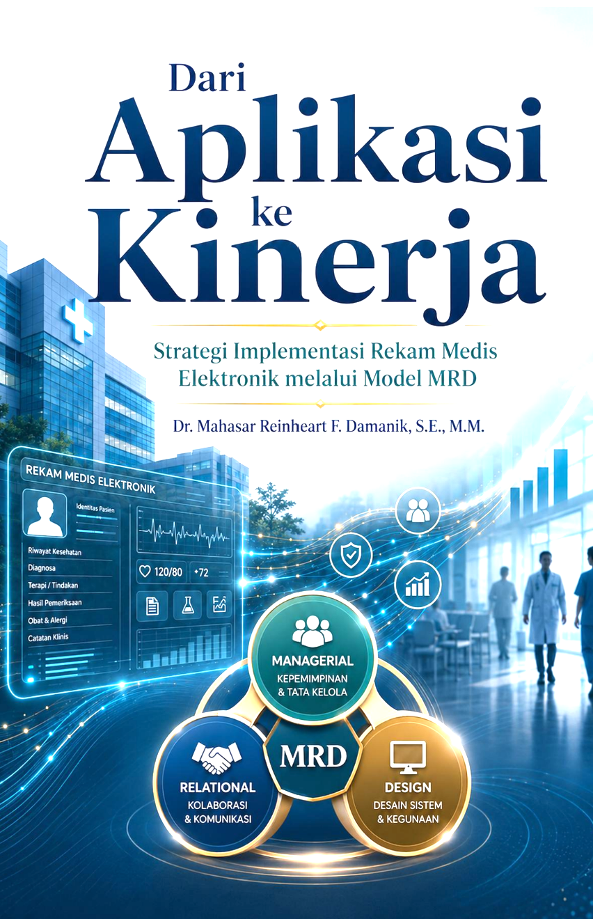 Sampul buku Dari Aplikasi ke Kinerja dengan diagram Model MRD